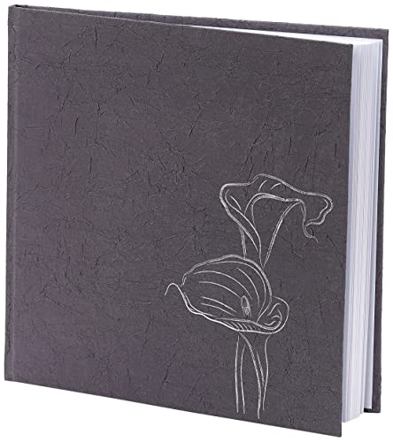 Pagna Gedenkbuch Calla (Kondolenzbuch, 180 Seiten), Grau