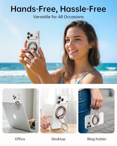 Image of SYNCWIRE Magnetic Phone Ring Holder, for MagSafe Phone Grip Stand Kickstand