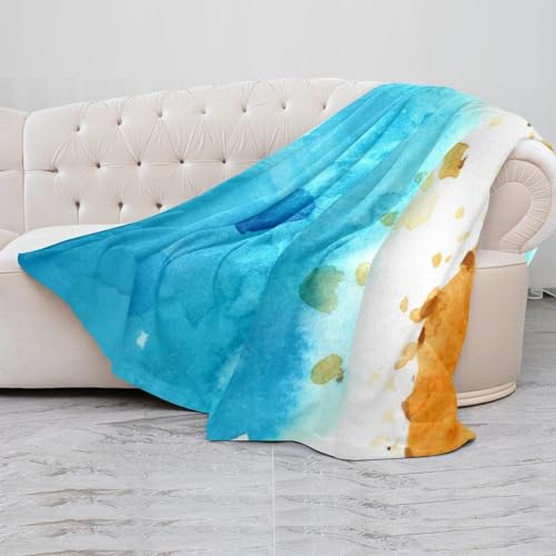 Couverture lit en microfibre de qualité supérieure au design marin élégant