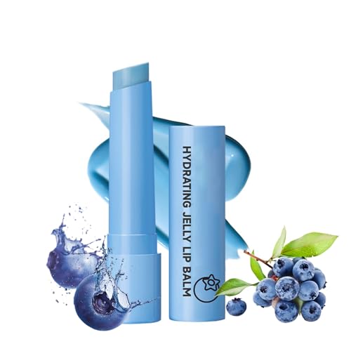 Dlzzrs 4 Colors Hydrating Jelly Lip Balm,Instantly Hydrate Lips Tinted Moisturizing Lip Balm For Dry Lips,Conditioning & Nourishing Lip Care Lip Moisturizer Fruit Lip Oil Jelly Lipstick cover