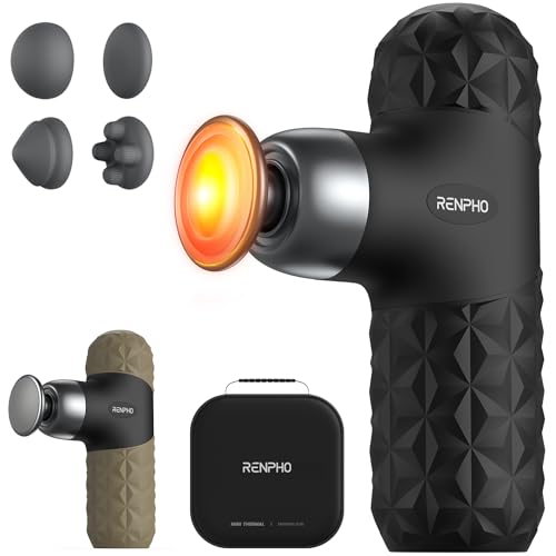 RENPHO Mini Thermal Massage Gun with Heat