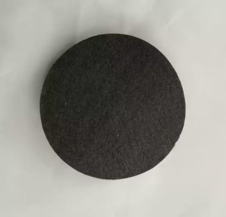 Juego de 4 electrodos circulares de fieltro de grafito for aislamiento de hornos de vacío y soluciones de almacenamiento de energía(Diam D 300mm 2 mm thick)