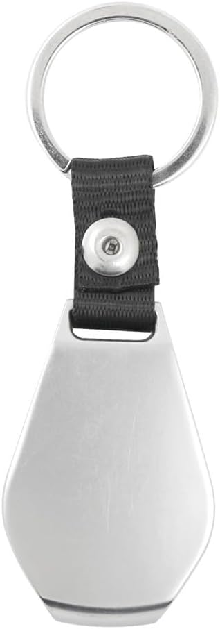 Zinc Alloy Buckle Compass Refers to The North Needle with Ribbon Key Chain Outdoors