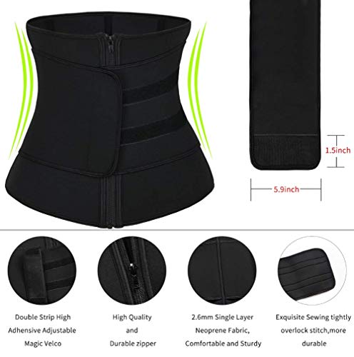 Coastal Rose Hourglass Waist Trainer For Women Underbust Waist Training Corsets Sports Girdles Waist Slimmer Black Xl #TOP2