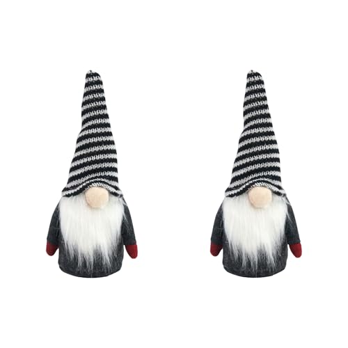 hausleben Set aus 2 Weihnachtswichteln Dekofiguren – 20 cm...