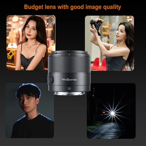 Image of YONGNUO AF 35mm F1.8 Auto Focus Lens for Sony E-Mount APS-C