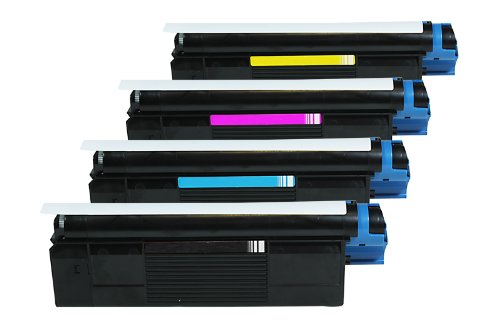 Toner OKI C5300 42127405 pack de 4 cartouches de rechange noir et couleur CMJN