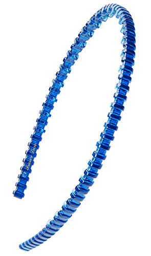France Luxe Pull Through Narrow Headband Navy