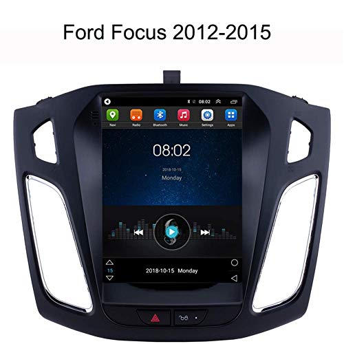 Auto GPS Auto Playe Navigation - Für Ford Focus 2012-2015, Navi Navigationsgerät Mit Bluetooth Radio Stereo Musik 4G WiFi Double Din Mit 9 Zoll