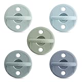 Comfy Cubs Baby Pacifiers, 5 Pack for 0+ Months - Soft Breast-Like Nipple Shape - CPSIA Compliant Silicone Pacifier for Newborns - Girl Pack Baby Essentials - Ideal Newborn Gift Set - Multicolor Boy