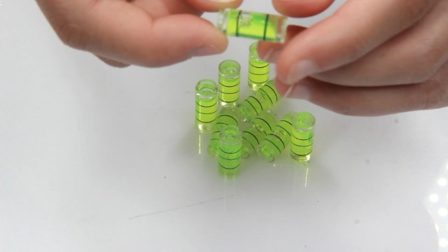 10-Pack Mini Bubble Level Vials - Tiny 8×23mm Spirit Levels For Perfect Hanging