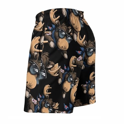 Moose Mens Swim Trunks Quick Dry Board Shorts Beach Swimwear Bathing Suits4