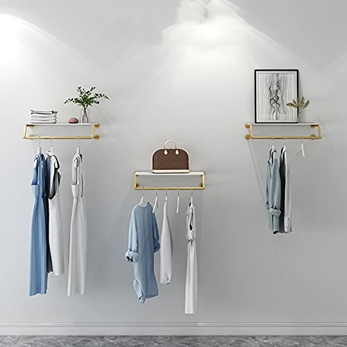 LXGJSQY Porte-vêtements Présentoir De Magasin De Vêtements Cintres Muraux Tringle À Vêtements Robuste Cintre Fort Porteur De Stockage Suspendu Syncrétique Utilisé dans Les Magasins De Vêtements(Size – vue 4