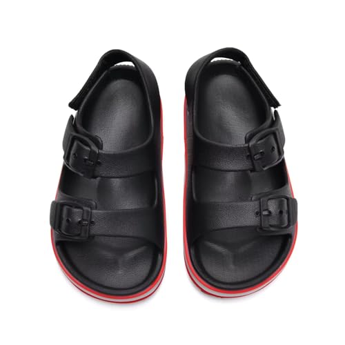 GULAKY Toddler Sandals Girls Boys Light up Double Buckle Sandals Children's Adjustable Back Strap Water Sandal Kids Beach Shoes3
