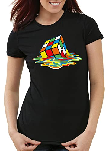 Style3 Sheldon Cubo Magico T-Shirt da Donna