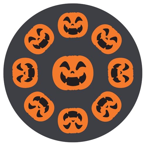 Anniversary House Pack of 60 Halloween Fright Night Cupcake Cases for Baking, Baking Cups in Heavy Duty Greaseproof Paper, Muffin Case for Festive Xmas Baking, Ghost and Pumpkin Design, J236