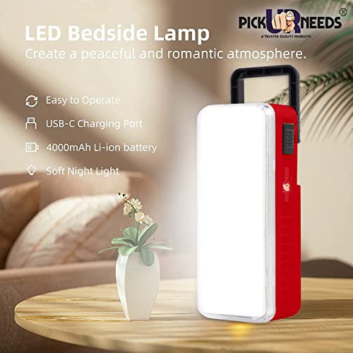 Image of Pick Ur Needs Rechargeable High-Bright 24 LED with Emergency Lantern Floor Lamp Light Pack of 2
