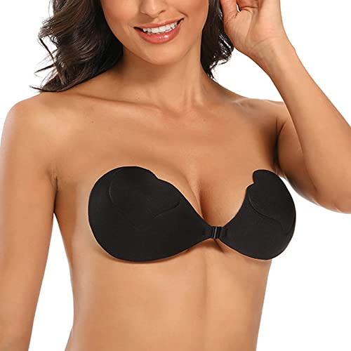 Soutien-gorge push up invisible avec silicone auto-adhésif pour robe dos nu