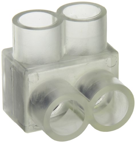 Burndy BIT250 Unitap Clear Insulated Multiple Tap Connector, 10-250 AWG/kcmil Wire Range, 2.07