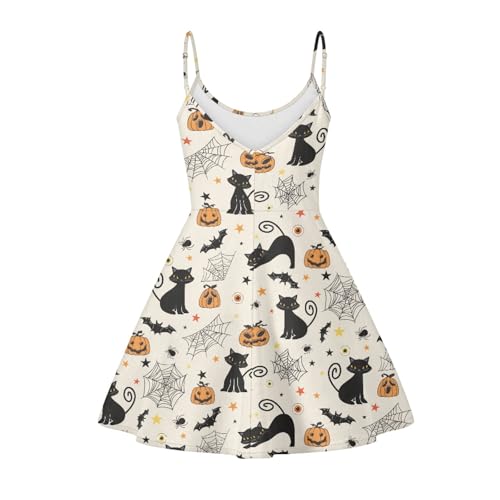 Image of Coloranimal Women's Summer Sleeveless Casual Swing Dresses with Loose Fit Beach Sundress