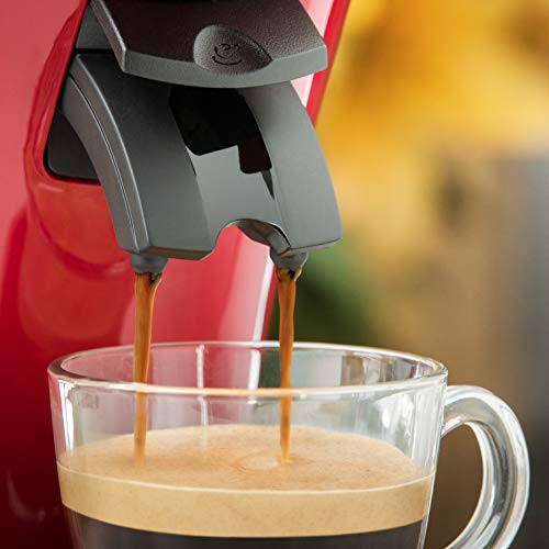 Foto von Philips Kaffeemaschine Senseo Original Kaffeepadmaschine Intense 0, 75 Liter rot