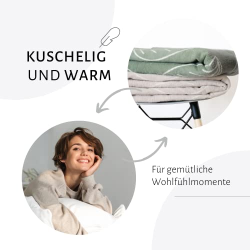 Baumwolldecke RIEMA Premium BENTE aus 100% Bio-Baumwolle