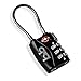 Small Combination Padlock - Travel TSA Lock - Cable Luggage Lock for Bag, Suitcase, Backpack