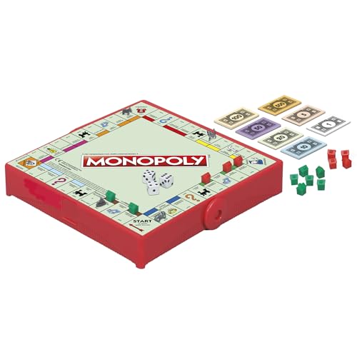 Monopoly Voyage Hasbro — Jeu De Voyage Compact 2 4 Joueurs + - vue 4