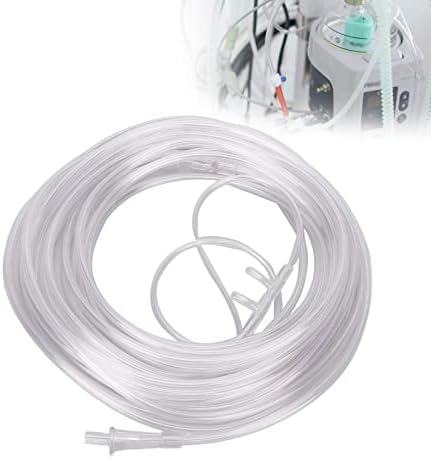Nasal Oxygen Cannula 8m / 26.2ft, High Flow Soft Nasal Oxygen Cannula, Adult Soft Nasal Cannula for Oxygen Concentrator, Safe PVC Material