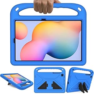 GOZOPO Kids Case for Samsung Galaxy Tab S6 Lite (2024/2022/ 2020) SM-P620/ SM-P625/ SM-P613/ SM-P619/ SM-P610/ SM-P615 - Lightweight & Shockproof Handle Stand Case