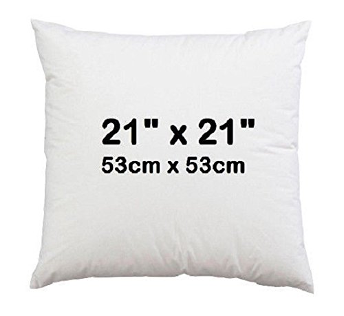 Casa D'or 21" X 21" (53Cm X 53Cm) Hypoallergenic Cushion Inner Pads, Pillow Insert Sham, Inners, Insert Fillers, Stuffer Hollow Fiber Cushion Pads - Pack Of 4