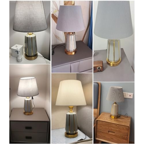 Lampe de table moderne salon en céramique avec éclairage LED doux - 7