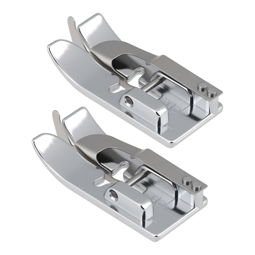 eMagTech 2PCS Sewing Machine Blind Hem Metal Foot XE2650001 Compatible with Brother Machines