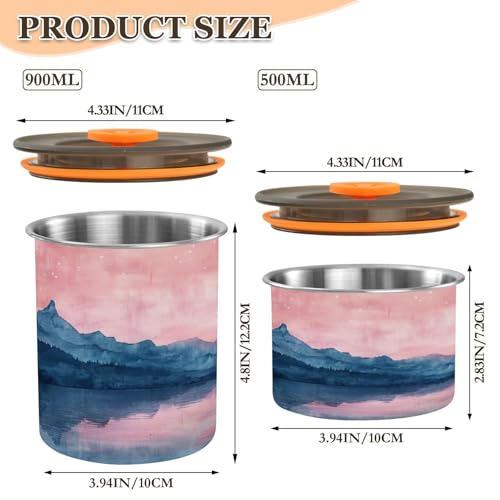 Envase hermético para café acero inoxidable 500 ml miniatura 2