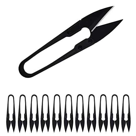 15 Pieces Bonsai Pruning Scissors Pruner Shears Mini Garden Clippers for Bud and Leaves Trimmer (4inch)