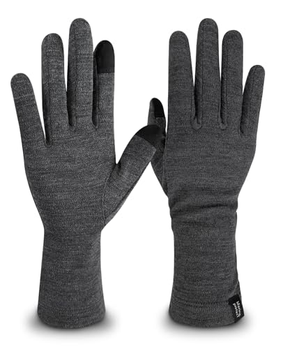 Merino Protect Merino Wool Touch Screen Gloves Men Women