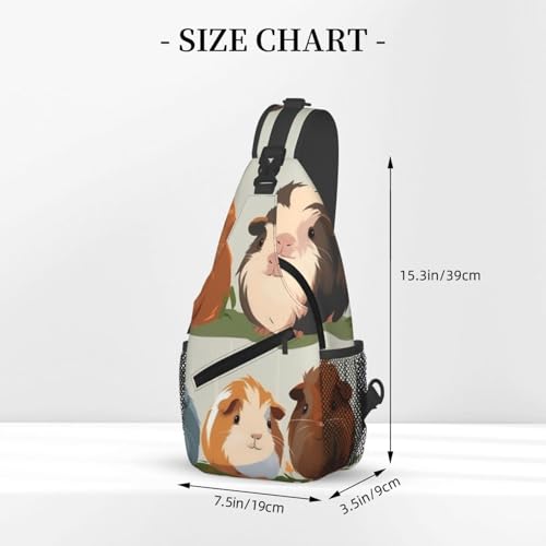 Bolso cruzado para hombre con ilustración animal miniatura 3