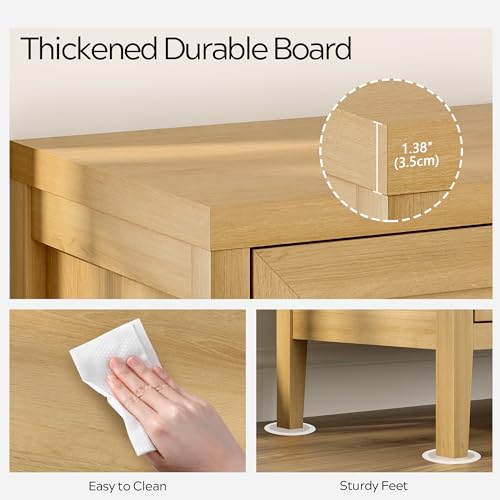 Sideboardbuffetcabinetwithadjusableshelvesfarmhousestoragecabinetcredenzaaccentcabinetkitchencoffeebarconsolecabinetforlivingdiningroomnaturaloak Urban Country Home Decor Sideboard buffet cabinet with adjusable shelves farmhouse storage cabinet credenza accent cabinet kitchen coffee bar console cabinet for living dining room natural oak urban country home decor