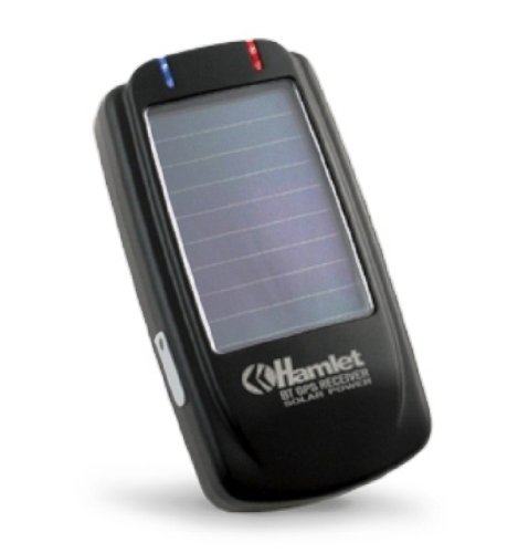 Hamlet HBTGPSOL BT Solar GPS Bluetooth GPS Receiver - Navegador GPS (importado)