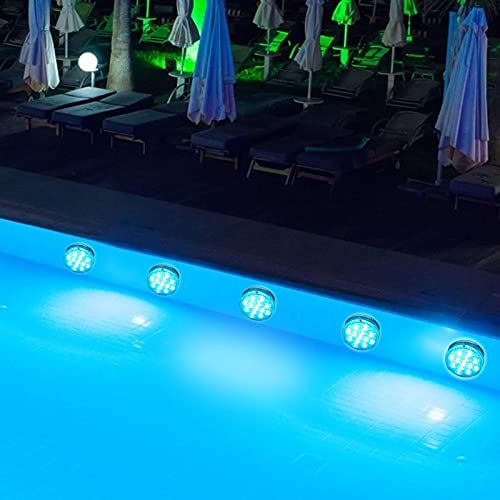 Yujue Luzes Subaquáticas para Piscinas, Luzes LED Submersíveis Recarregáveis por USB, Luz Subaquátic