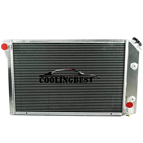 Coolingbest 4 Row Aluminum Radiator For Chevy Corvette 350Cu 5.7 V8 Gas At/Mt 1977-1982 #TOP5