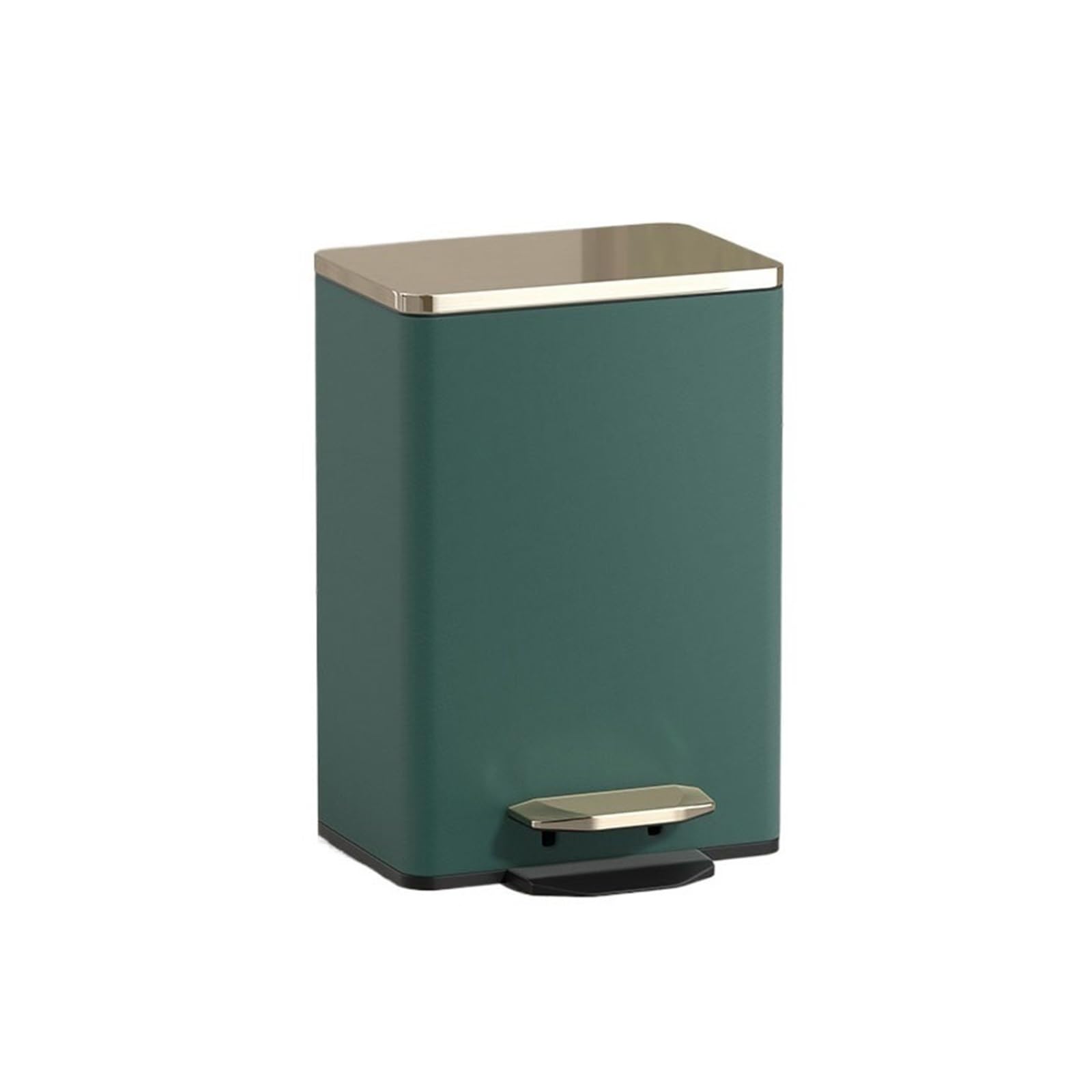 Garbage Bin Household recycling bin, foot operated garbage(Green)