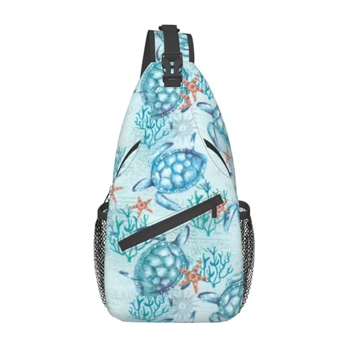 Casual Sling Bag for Women Men Travel Crossbody Sling Backpack Small Chest Shoulder Bag Gym Sports Hiking Daypack