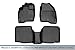 MAXLINER Custom Fit Floor Mats 2 Row Liner Set Compatible with 2011-2014 Ford Explorer