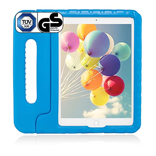 Brand.it Learn.it Kids iPad 9.7 Housse Robuste et résistante aux Chocs testée par TÜV GS - idéal pour l'école et Les Cours - Convient à Apple iPad Protection ipad Enfant Bleu Cover