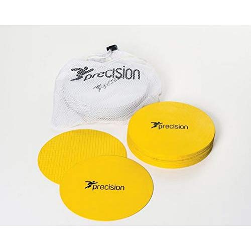 Precision Round Rubber Marker Discs (Set of 20) Yellow Medium