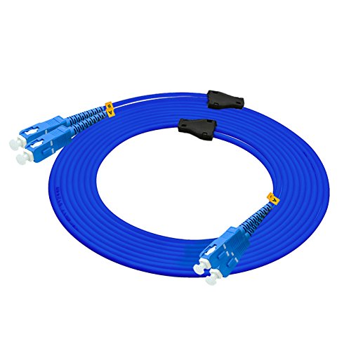 Cable de fibra óptica SC-SC dúplex blindado de 200m monomodo 9/125 para interior 3