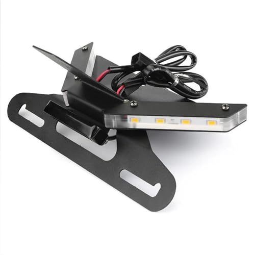 Support de plaque moto Panigale V4 pour épurer l'arrière avec feux LED