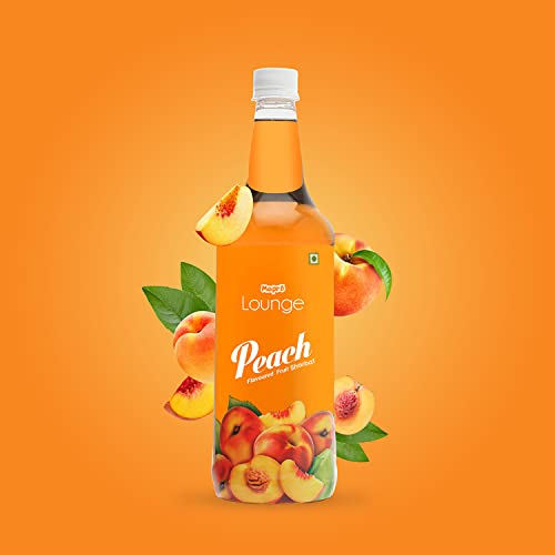 Image of Mapro Lounge Peach Cocktail Mixer Mocktail Fruit Syrup - 1L |Contains Real Fruit Juice| Gluten Free| Zero Cholestrol (Pack of 3)