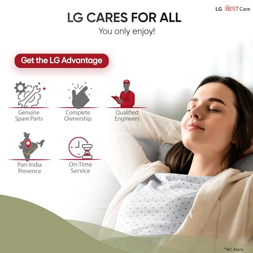 LG 1 Ton 5 Star, New star rated, Smart Inverter Split AC (Copper, AI Convertible 6-in-1 Cooling, Faster Cooling & Energy Saving, HD Filter with Anti-Virus Protection, Him Clean, AS-Q14YNZE, White) 16 41UO6W7lgdL